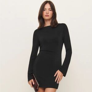 Reformation Vivien Knit Dress Black - Size XS NWT